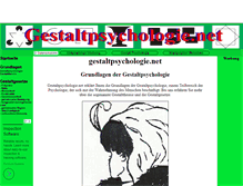 Tablet Screenshot of gestaltpsychologie.net
